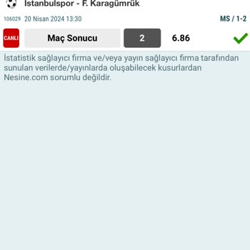 Nesine Kazanan Kuponumun Sebepsiz Yere İptali