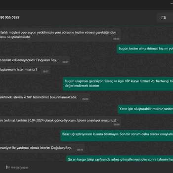 Kolay Gelsin Kargoyu Teslim Etmiyor