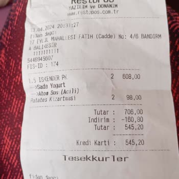 Baydöner İskender Siparişimde Tereyağ Hayal Kırıklığı