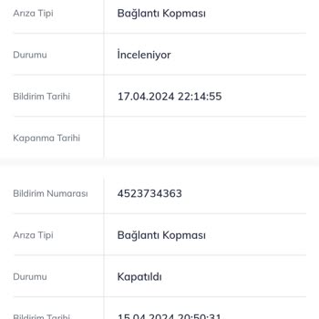 Türk Telekom Evde İnternette Sürekli Bağlantıda Kopmalar Mevcut