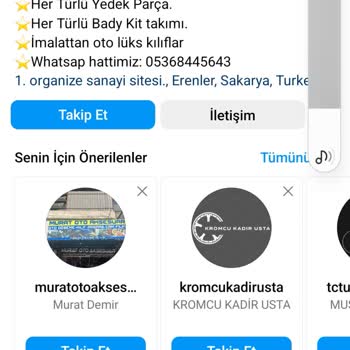 Çınar Otomotiv Yedek Parça Ve Tamir