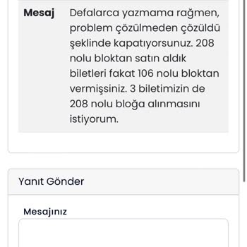 Banabilet.com GS Pendik Maçı Hatalı Bilet