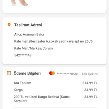 Trendyol Ücret İadesi Şikayeti