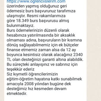 Ogrenciislerim.com Adresinden Burs Vaadiyle Kişisel Bilgilerim Alındı.