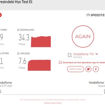 Vodafone Ev İnterneti-Fiber Yerine VDSL Geçişi Yapılması