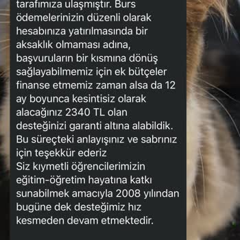 Öğrenci İşlerim Burs