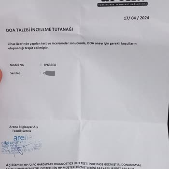 HP Vıctus Oyuncu Bilgisayarı Hata!
