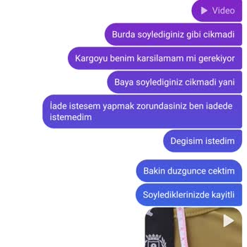 Modaroma_34 Üslupsuzluk Ürün Hakkında Yanlış Bilgi Verme Ve Durumu Düzeltmeme