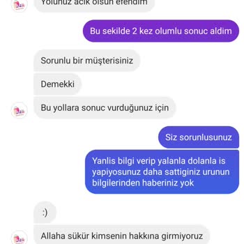 Modaroma_34 Üslupsuzluk Ürün Hakkında Yanlış Bilgi Verme Ve Durumu Düzeltmeme