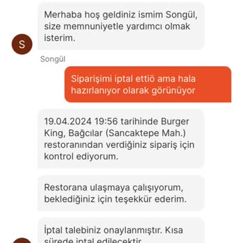 Migros Yeme'in Teslim Etmediği Siparişleri Teslim Edildi Göstermesi