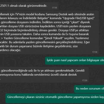 Samsung Otomatik Güncelleme Yapılmama Sorunu