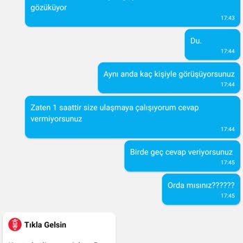 Usta Dönerci Tıkla Gelsin Sipariş İptali Sorunu
