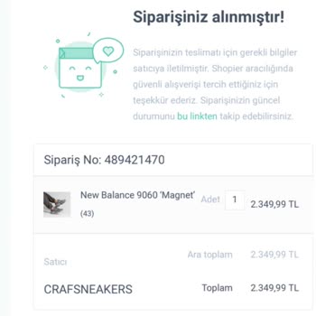 Crafsneakers İade Talebi Cevap Verilmiyor
