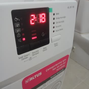 Altus Kurutma Makinesi Uyarı Veriyor Bitmeden