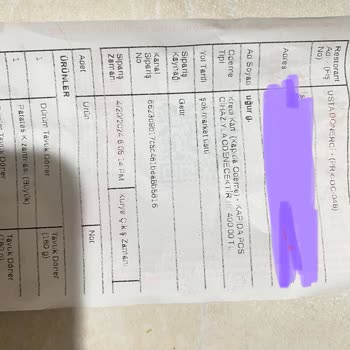 Usta Dönerci Yemek Siparişi Sorunu