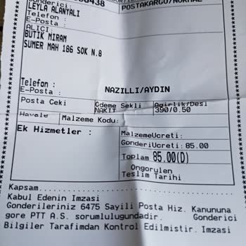 Butik.miram (Instagram) Hayal Kırıklığına Uğratan Alışveriş Deneyimi