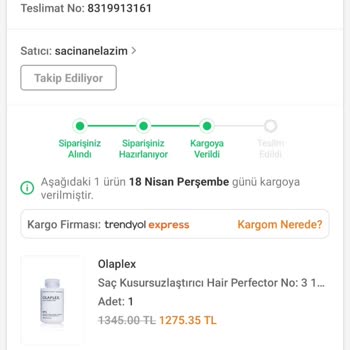 Trendyol Express 20.04.2024 Te Gelmesi Gereken Ürün Gelmedi!