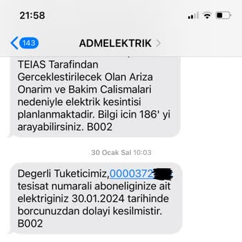 ADM Elektrik Dağıtım Adm Dağıtım Kaçak Usulsüzlük Adı Altında Haksız Yere Elektriğimi Kesti