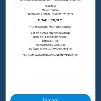 Tarım Kredi Kooperatif Market Para İadesi Hâlâ Yapılmadı.