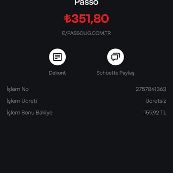 Passolig Passo Kendi Kendine Para Çekiyor