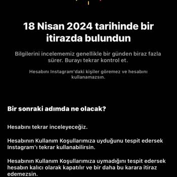 Instagram Hesabım İncelenmeye Alındı