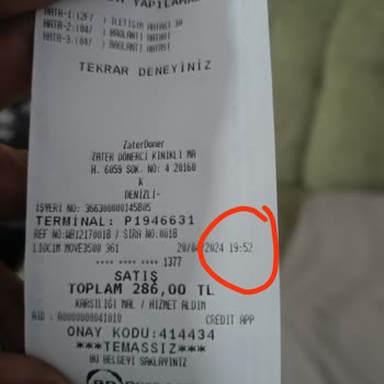 Zater Döner Geç Gelen Sipariş