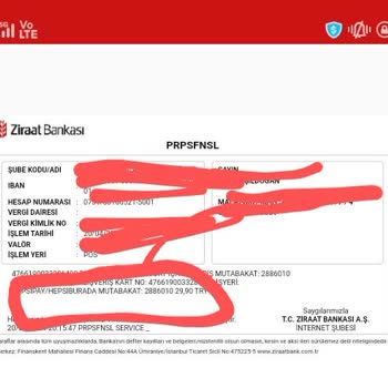 HepsiPay Habersiz Çekilen Tutar