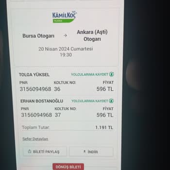 Kamil Koç Turizm Şikayet Olsun