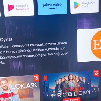 Vestel TV Çizik Gösteriyor