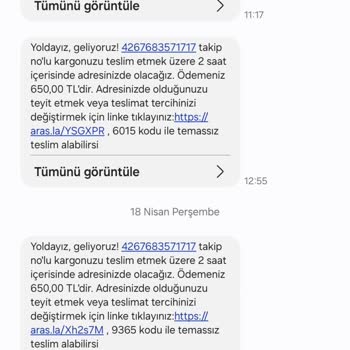 Aras Kargo Kargocu Ne Yazarsa Odur