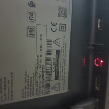 Samsung TV 58tu7000 Kronik Panel Arıza