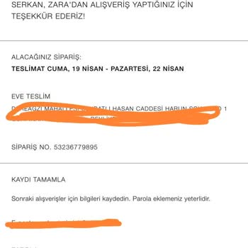 Zara Home Zam Yapmak İçin İndirimli Siparişimi İptal Etti.
