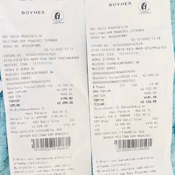 Boyner Mağazası Kusurlu Ürün