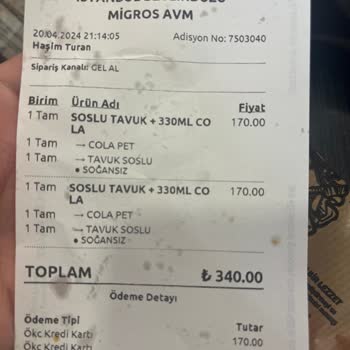 Dürümle Buz Gibi Ve Yanık Menü
