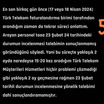 Türk Telekom, Eksik İşinin Faturasını Müşteriye Keserek Mağdur Ediyor!