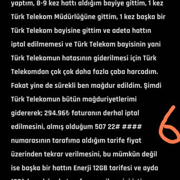 Türk Telekom, Eksik İşinin Faturasını Müşteriye Keserek Mağdur Ediyor!