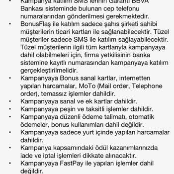 Garanti BBVA Bonus Kart 23 Nisan Kampanya Mağduriyet Hk