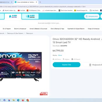 A101 İnternet Üzerinde Asılsız Reklam...