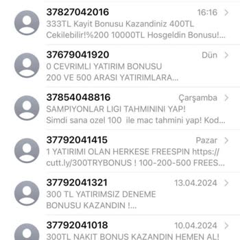 Vodafone Bahis Mesajları Engellemiyor