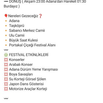 Efulim Turizm Gezi Turu Adana Festivaline Katıldık Ama Her Şey Kural Dışıydı!