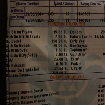 İBB - İstanbul Büyükşehir Belediyesi Atık Su Bedeli İtirazı