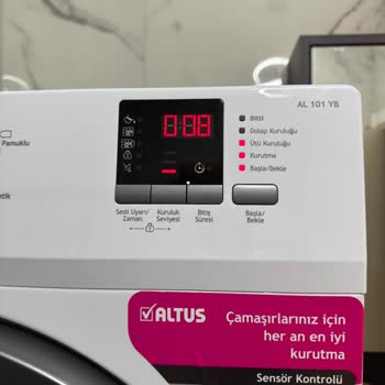 Altus Al 101 Yb 10 Kg Kurutma Makinesi Durmama Ve Kurutmama Problemi