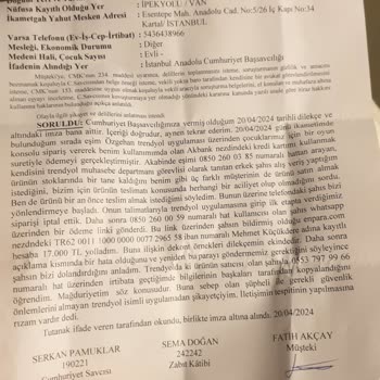 Trendyol Güvenlik İhlali Yüzünden 17 Bin Tl Param Gitti.