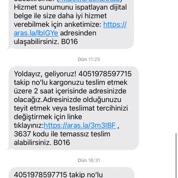 Aras Kargo Şirketi Ve Çalışanları Tarafından Mağdur Edildim