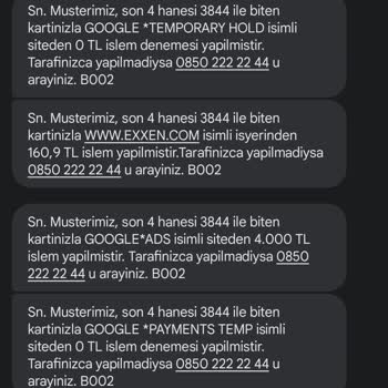 Türkiye Finans Kredi Kartı Güvenlik Mağduriyeti