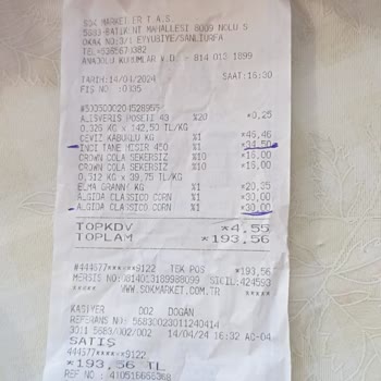Şok Market Kredi Kartından Fazladan Ücret Çekimi!