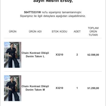Xoxo Store Eksik Ürün Gönderildi