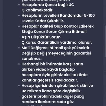 İtemSatış İtemsatis PUBG Mobile Random Hesap