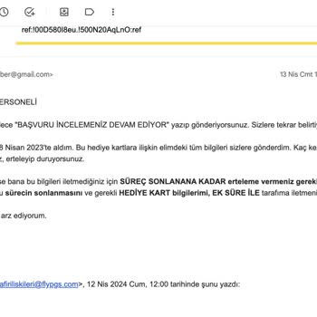 Pegasus Hediye Kart Faciası