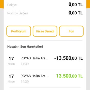 VakıfBank Yatırım Hesabım Sıfırlandı